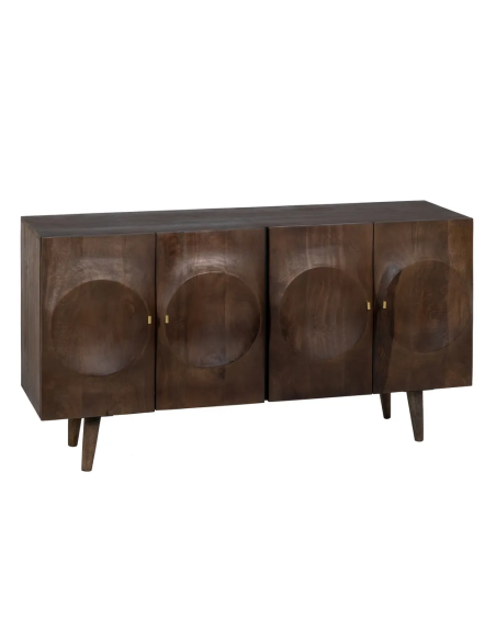 APARADOR Étnico Sukhon 152 X 42, MADEIRA MANGA MARROM