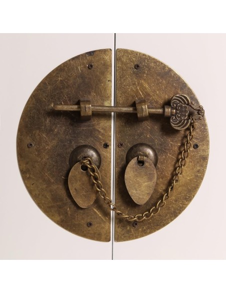 Aparador Oriental Alto TAO 131x63, 2 puertas y 3 cajones color blanco.