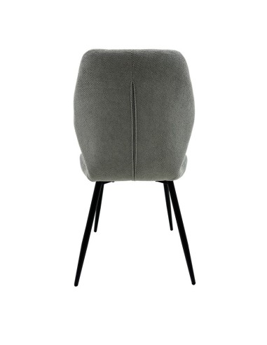 Silla de diseño MINARDI, metal, tapizado tejido...