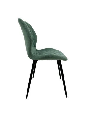 Silla de diseño MINARDI, metal, tapizado tejido...