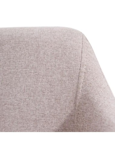 Silla con brazos Nadya tela gris o beige y...