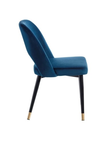 Silla Mael tejido café y patas de acero acabado...