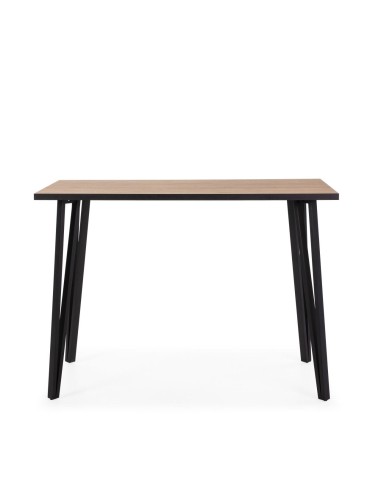 MESA BAR ALTA SINDI 140x70, COR NATURAL e borda...