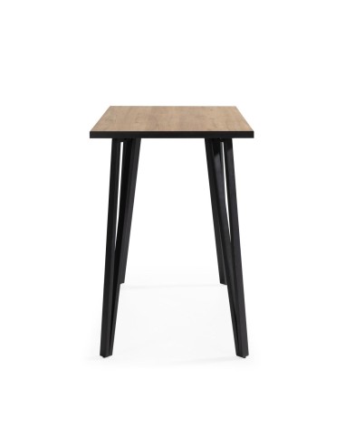 MESA BAR ALTA SINDI 140x70, COR NATURAL e borda...