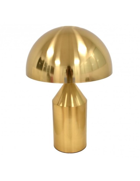 Lâmpada de mesa COGUMELO, metal, ouro.