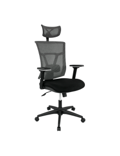 Sillón de oficina KABUL, ergonómico, basculante, malla...
