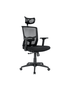 Poltrona de escritório NAIROBI, ergonômica, syncro, malha...