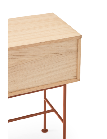 Teulat consola recibidor minimalista YOKO 120x35, TEJA , ROBLE.