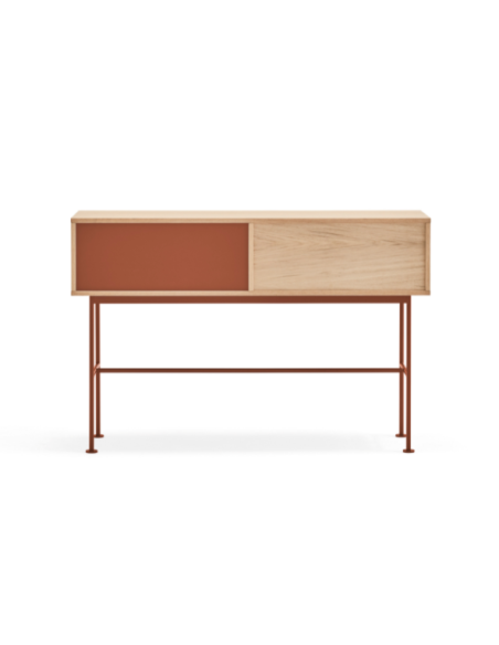 Teulat consola recibidor minimalista YOKO 120x35, TEJA , ROBLE.