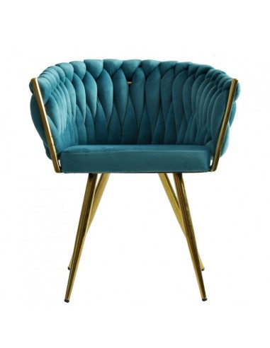 Silla con brazos EGIO, metal, cromado dorado,...