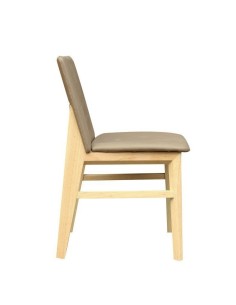 Silla nórdica TALVIYO, madera de haya, natural, similpiel... 2