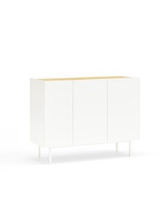 TEULAT APARADOR ARISTA 110x40,lacado en blanco.