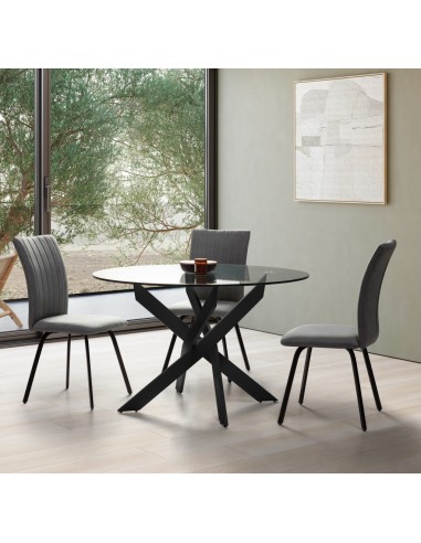 Mesa de Jantar Redonda Thur 120 Design, tampo...