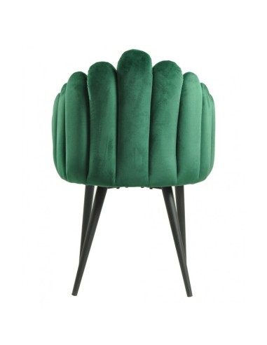 Silla con brazos Art Déco Sole, tapizado velvet...