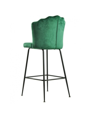 Taburete Art Déco Sole 75, tapizado velvet...