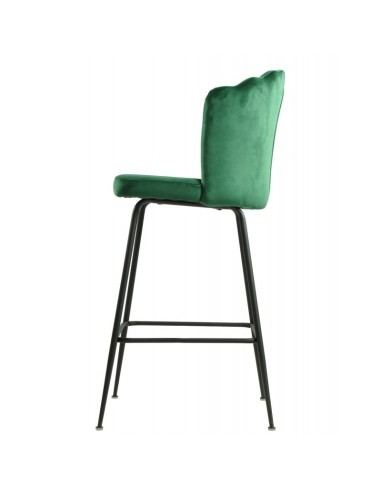 Taburete Art Déco Sole 75, tapizado velvet...