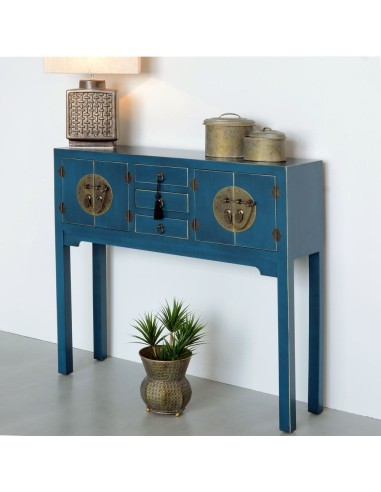 Consola TAO Oriental 95 x 26 cm, 4 portas e 3...