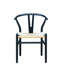 Silla Wish madera de haya negro. 2