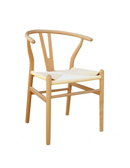Silla Wish madera de haya natural.