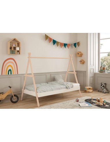 Cama infantil de 90 cm cabaña TRUFA en MDF...