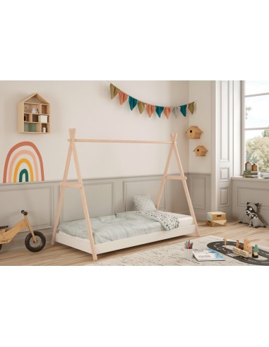 Cama infantil de 90 cm cabaña TRUFA en MDF...