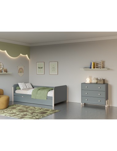 Cómoda ENOLA com 3 gavetas 90 x 80, em MDF...