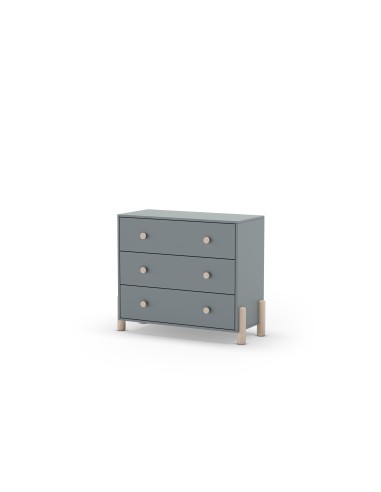 Cómoda ENOLA com 3 gavetas 90 x 80, em MDF...