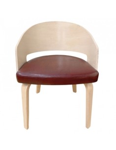 Silla con brazos nordic TRANSIT, madera de hevea y... 2