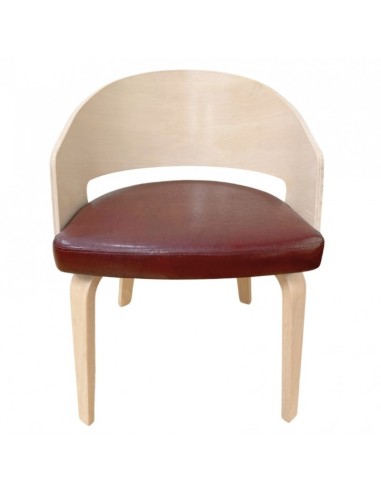 Silla con brazos nordic TRANSIT, madera de...