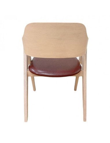 Silla con brazos nordic GODI, madera de hevea y...