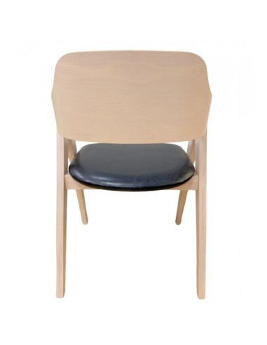 Silla con brazos nordic GODI, madera de hevea y...