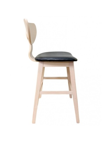Taburete nórdico GENO 73, madera de hevea y...