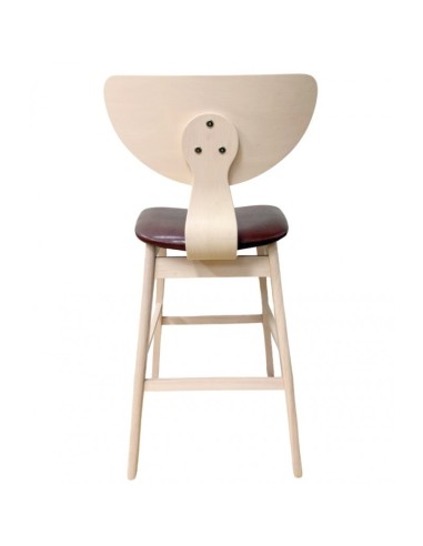 Banco nórdico GENO 73, madeira hevea e imitação...