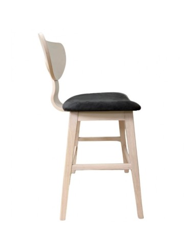 Taburete nórdico GENO 73, madera de hevea y...