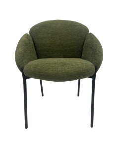 Silla con brazos de diseño GIORGI, asiento chenilla... 2