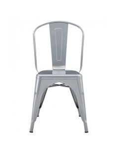 Silla TOLIX de acero gris plata 2