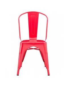 Silla TOLIX de acero rojo 2