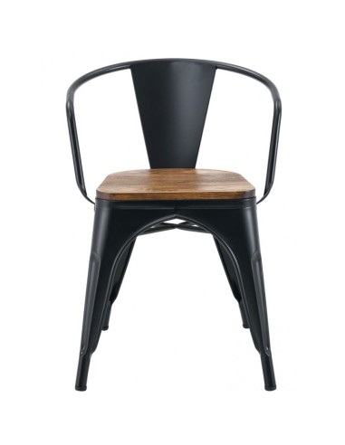 Cadeira TOLIX de design industrial com braços,...