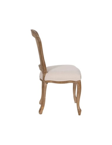 Silla clásica de comedor NIRAJ madera blanco...
