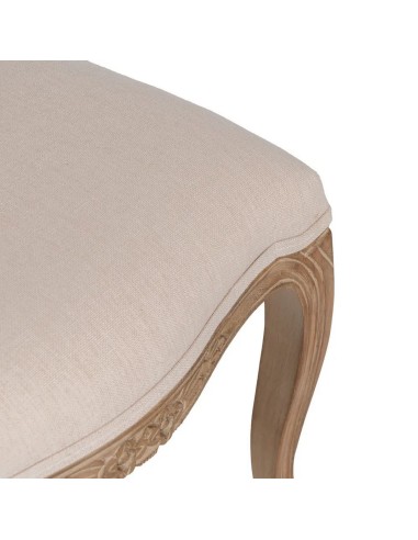 Silla clásica de comedor NIRAJ madera blanco...