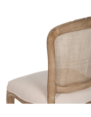 Silla clásica de comedor NIRAJ madera blanco...