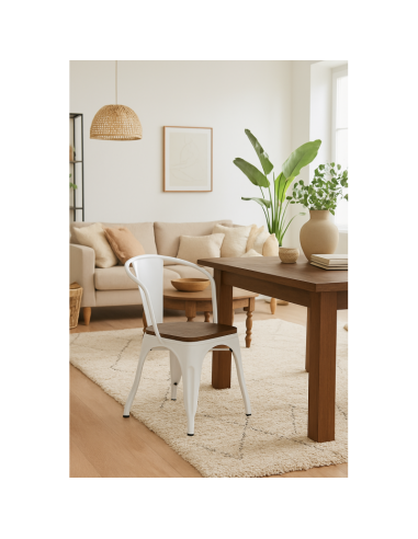 Cadeira TOLIX de design industrial com braços,...