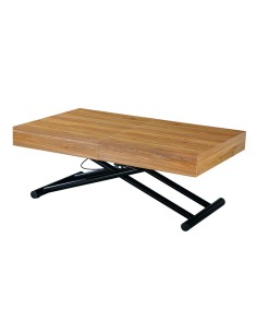 Mesa centro e de jantar Adran carvalho, elevável e...