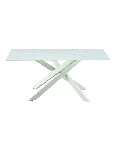 Mesa Marea 140x90, porcelânico efeito mármore...