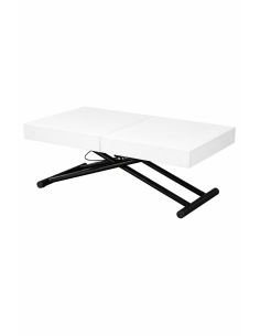 Mesa centro y comedor ADRAN blanco, elevable, extensible...