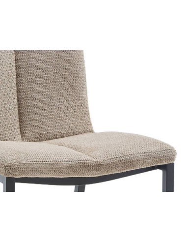 Silla de comedor LIDORA con tela Aragón...