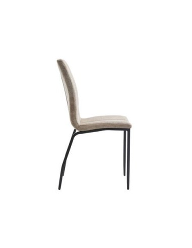 Silla de comedor LIDORA con tela Aragón...