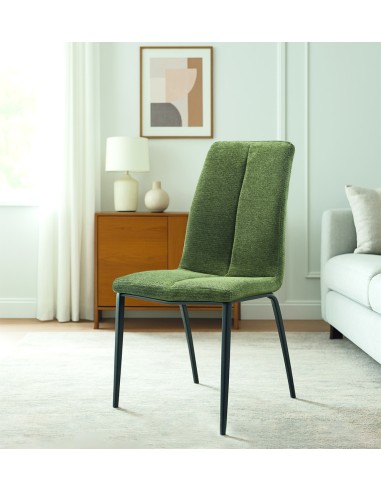 Silla de comedor LIDORA con tela Aragón...
