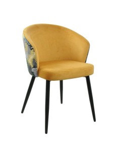 Silla de diseño FLORA, metal, tapizado velvet con... 2