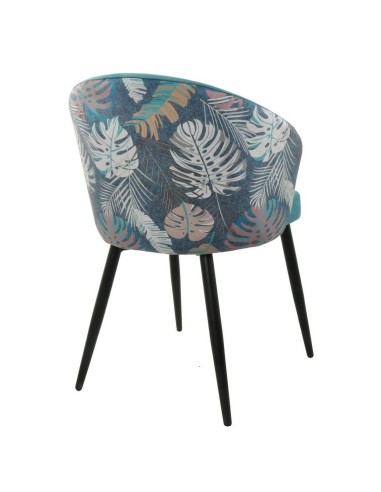 Silla de diseño FLORA, metal, tapizado velvet...